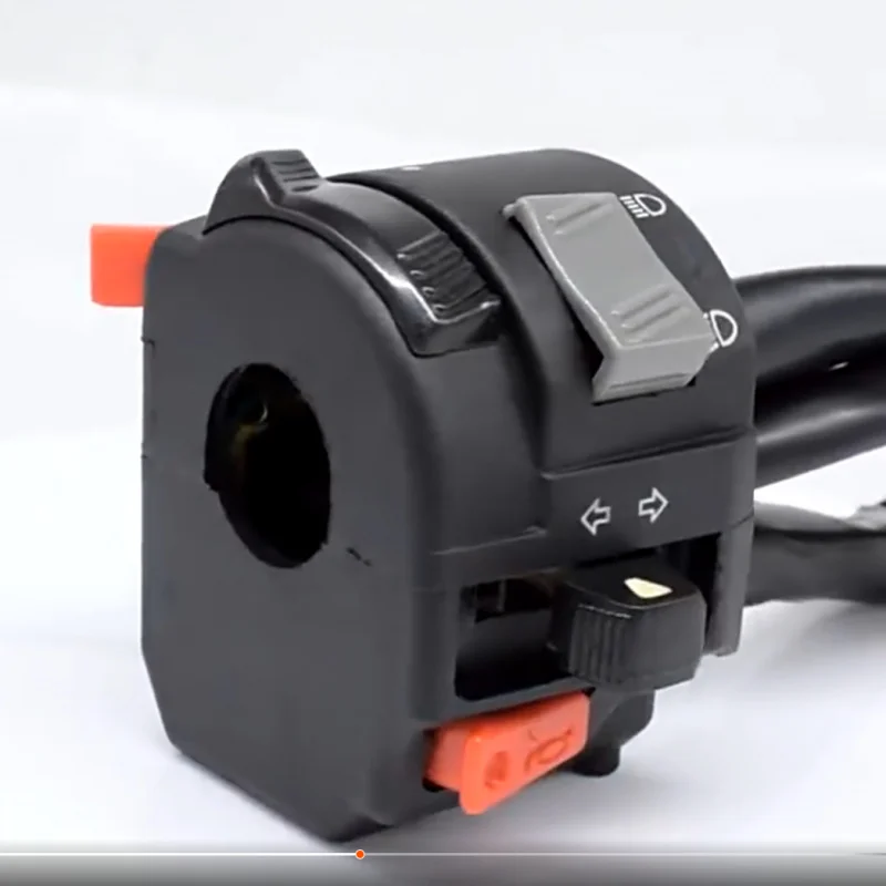 

1 шт. 22 мм 7/8 "левая сторона мотоцикла, переключатель на руле, фара, указатель поворота, противотуманная фара, звуковой сигнал, блок управления на заказ, подходит для RXKNEW 125