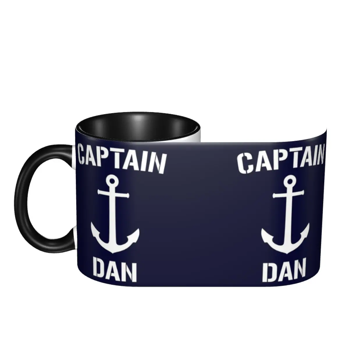 Nautical Captain Anchor Mug Funny Ceramic Coffee Cups Tea Mugs Milk Cup Drinkware Gift for Woman Man DIY Custom