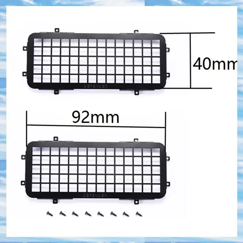 

Набор T31C-5 для MN D90 D99S MN99S 1/12, детали для обновления радиоуправляемого автомобиля, задняя боковая металлическая стереоскопическая оконная сетка, защитная сетка