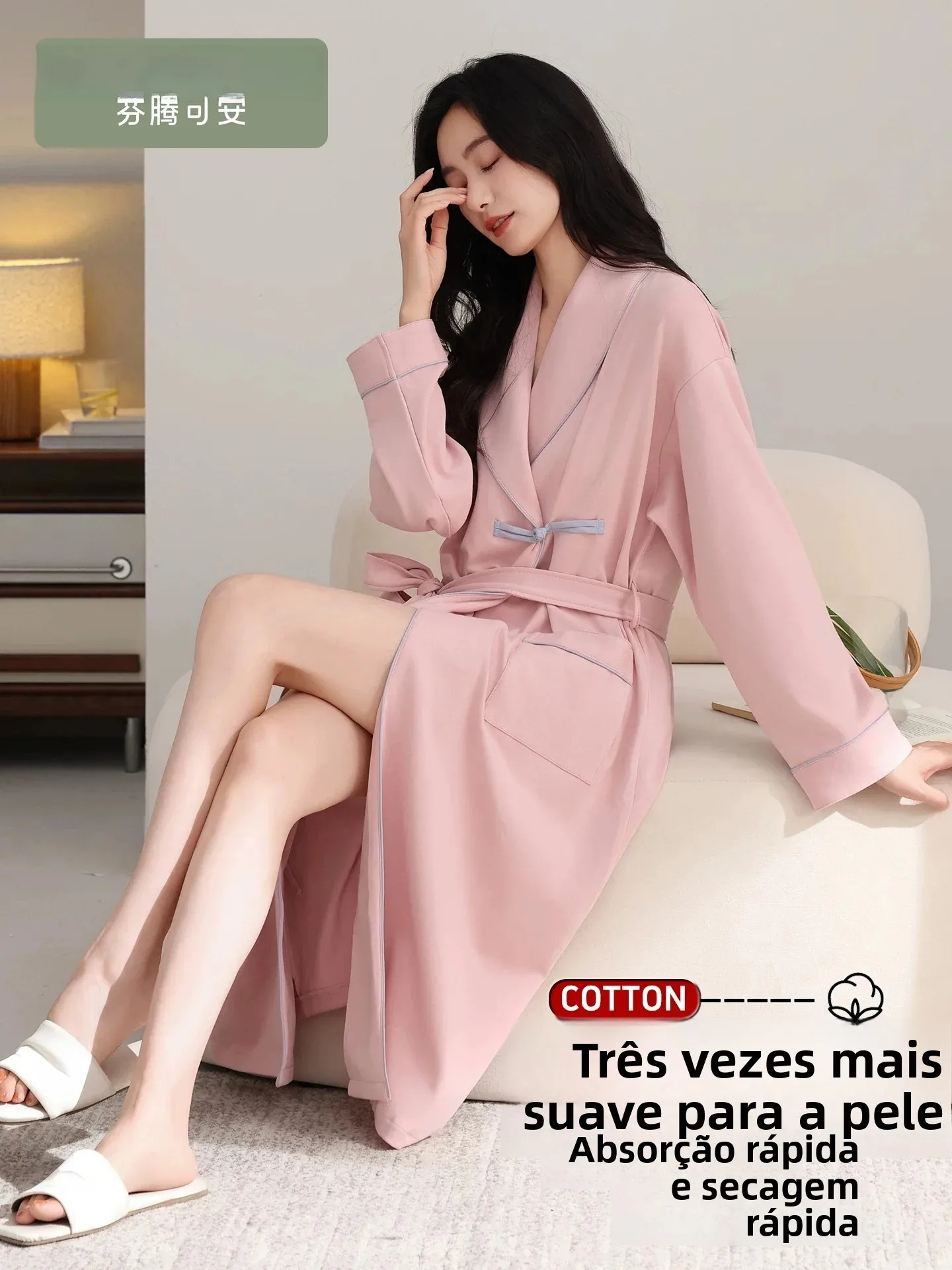 bata-de-casa-fenteng-comoda-de-secado-rapido-para-mujer-estilo-otono-2026-bata-de-casa-tipo-kimono-de-algodon-de-manga-larg
