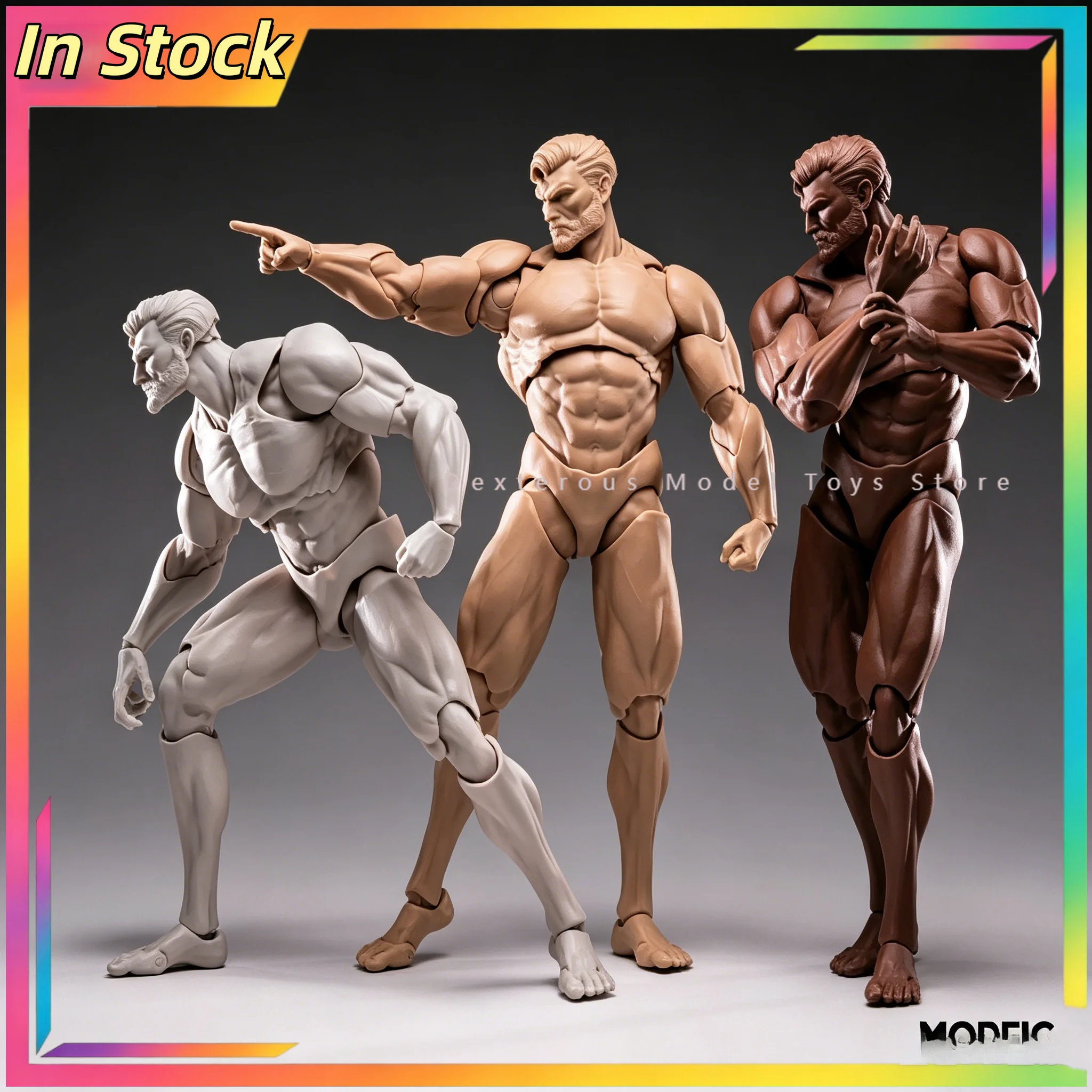 

[In Stock] QS 1/12 MORFIG Yellow Skin Black Skin White Skin Male Nude Model Ornament Collection