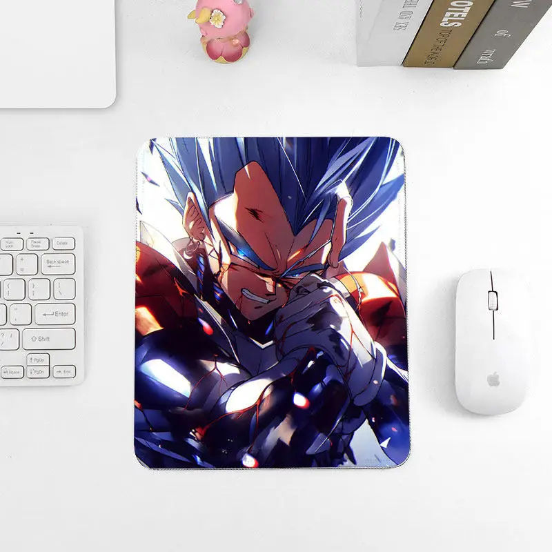 Cool  Anime Dragon Ball Leather Mouse Pad Small Lock Edge 2026 New Boys Office E-sports Game Vegeta Son Goku Anti-skid Mouse Pad