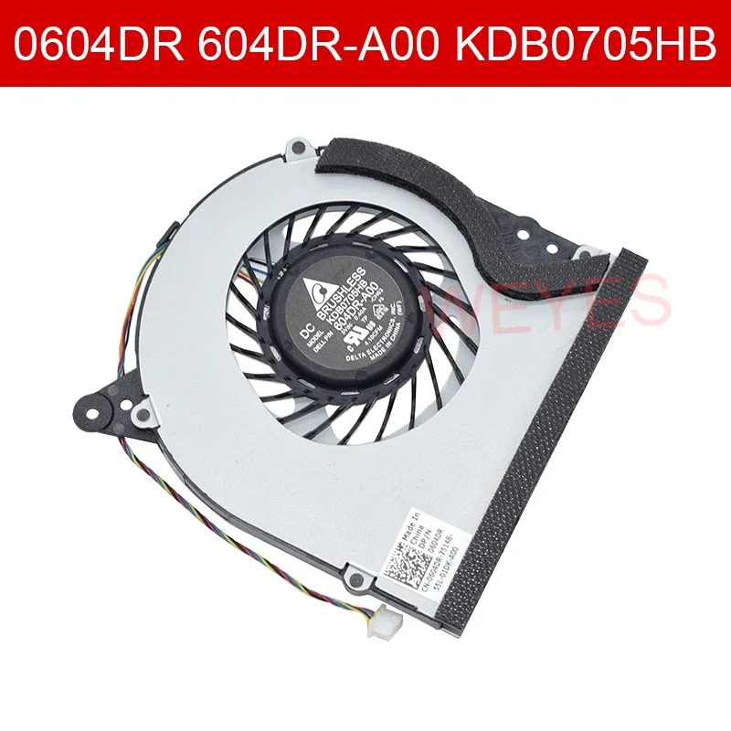 

0604DR cn-0604DR For Dell XPS18 1810 Laptop CPU Cooling Fan 604DR-A00 KDB0705HB CH63 NEW