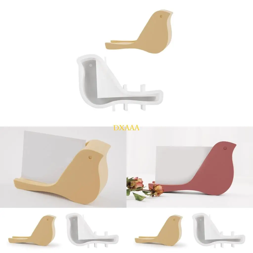 DXAA Multipurpose Bird Silicone Casting Mold for Home Office Desktop Decoration