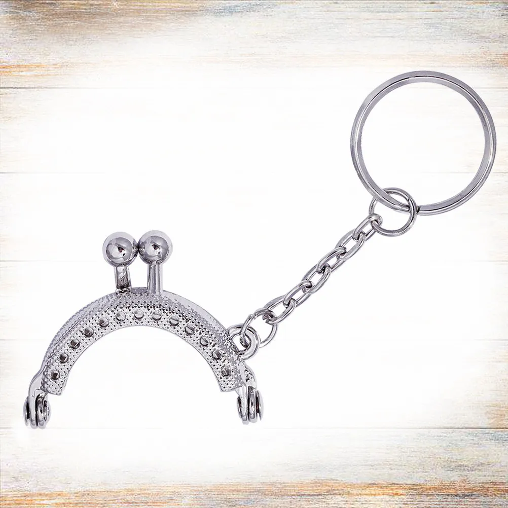 4Cm Small Clutch Bag Frame Retro Metal Replacement Key Chains Purse Frame Handle Handbag Clasp Lock Accessories DIY Craft