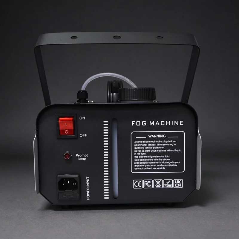 1200W LEDフォグマシン 6色ワイヤレスリモコン 2L - Smoke Stopper のレビューと価格