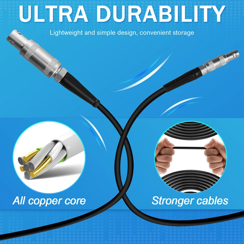 FFA 1S 1 C9 To FFA 00S 00 C5 Connection RG174 Cable For Ultrasonic Flaw Detector Connector Wire Terminals