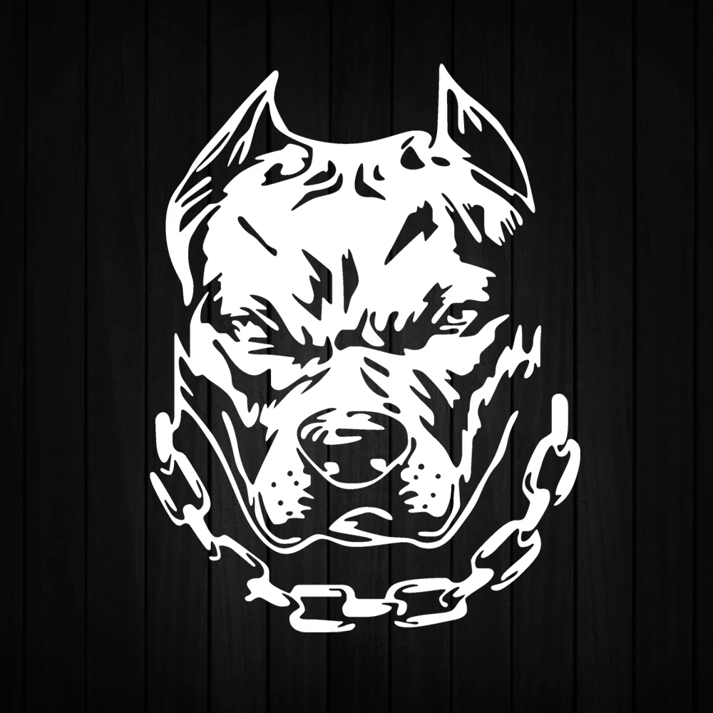 Bulldog Reflective Vinyl Moto Stickers Decor Motorcycle Scooter Car Auto Body Windshield Helmet Waterproof Accessories Decal