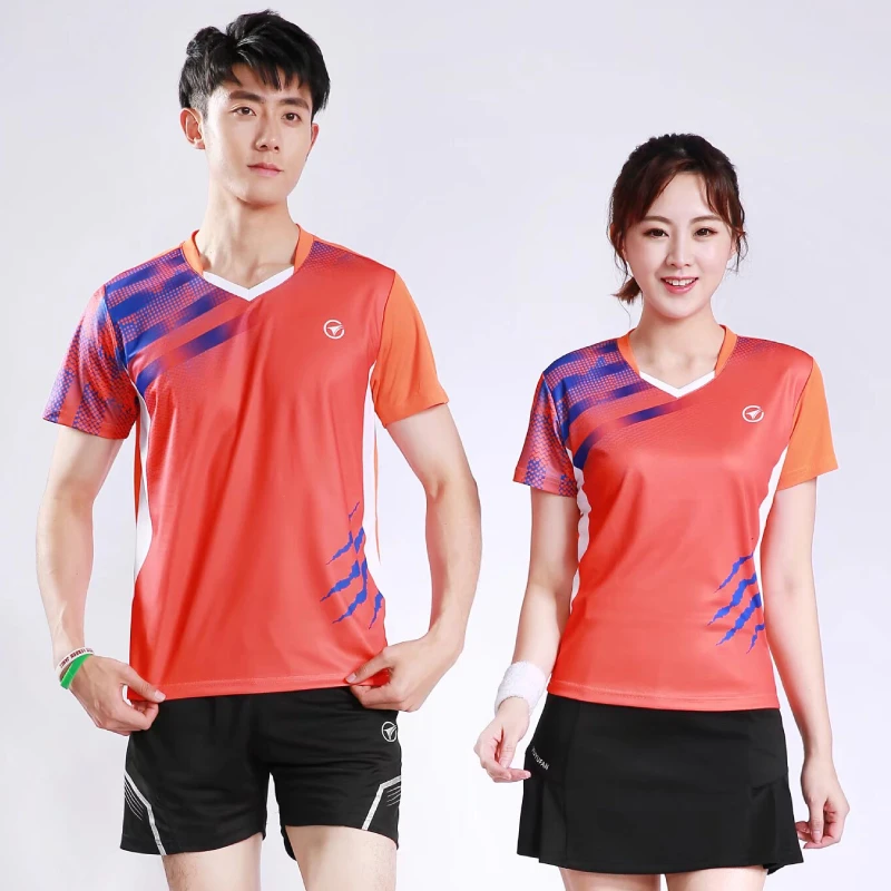Badminton Shirt Men Golf T-Shirts Table Tennis Jersey Volleyball Custom Team Summer Running Training T Shirts Pingpong T-Shirt