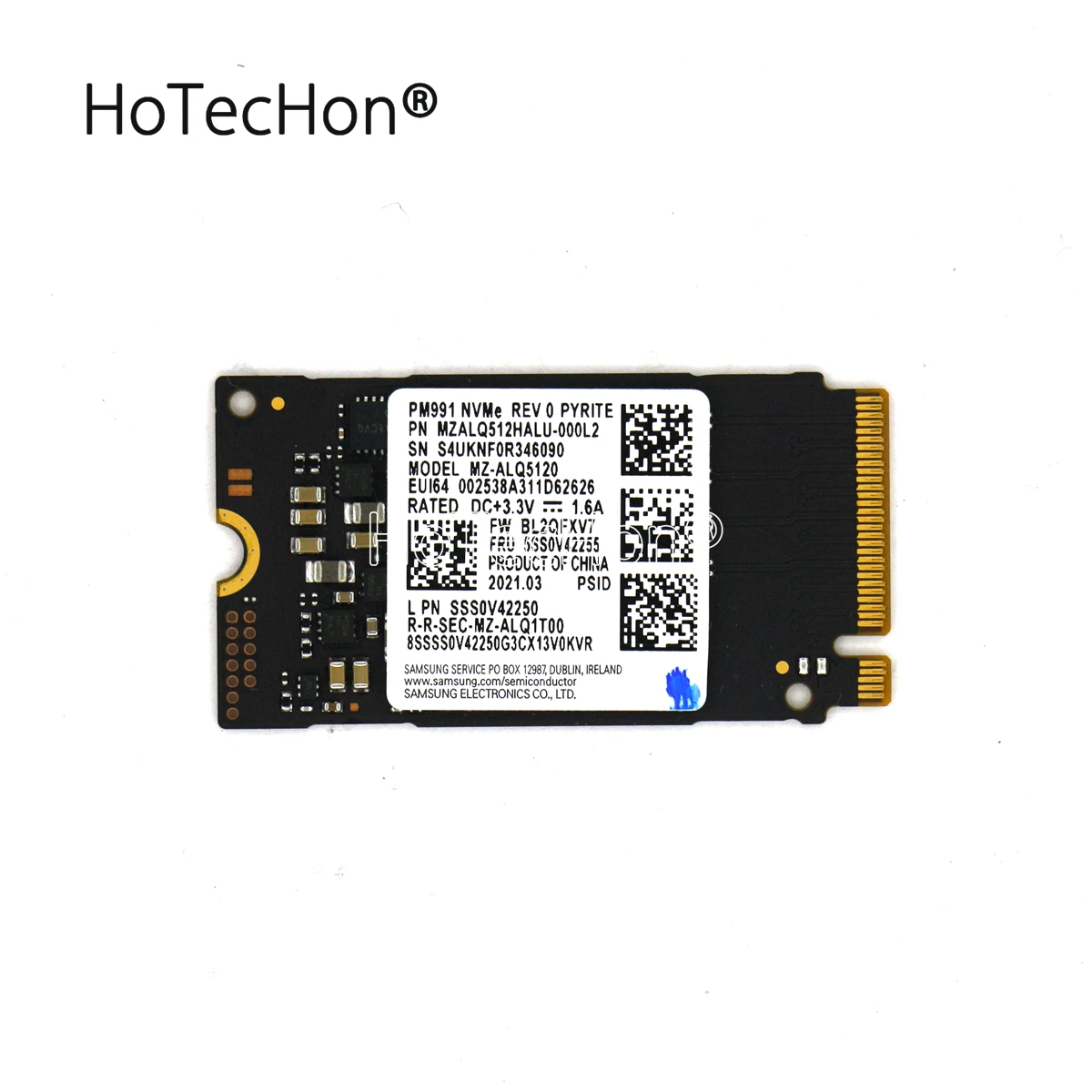 

5SS0V42255 - Genuine SAM PM991 NVMe 512GB M.2 PCIe 2242 SSD Solid State Drive MZ-ALQ5120 for Lenovo IdeaPad Flex 5-14ARE05