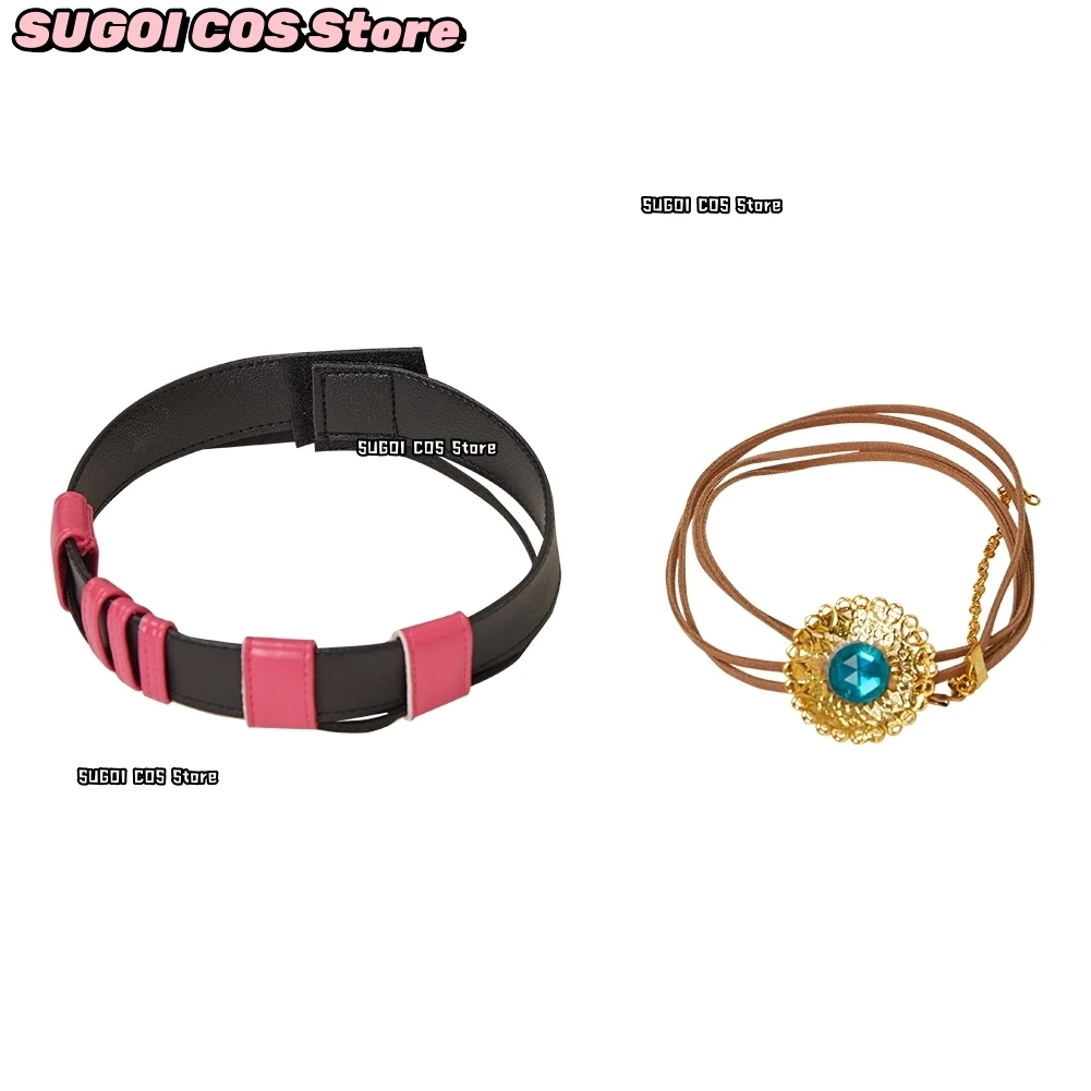 Arcane Jinx Cospaly Costumes Necklace Anime Game Arcane Season 2 Role-playing Jewerly Anime Party Wearing Chain
