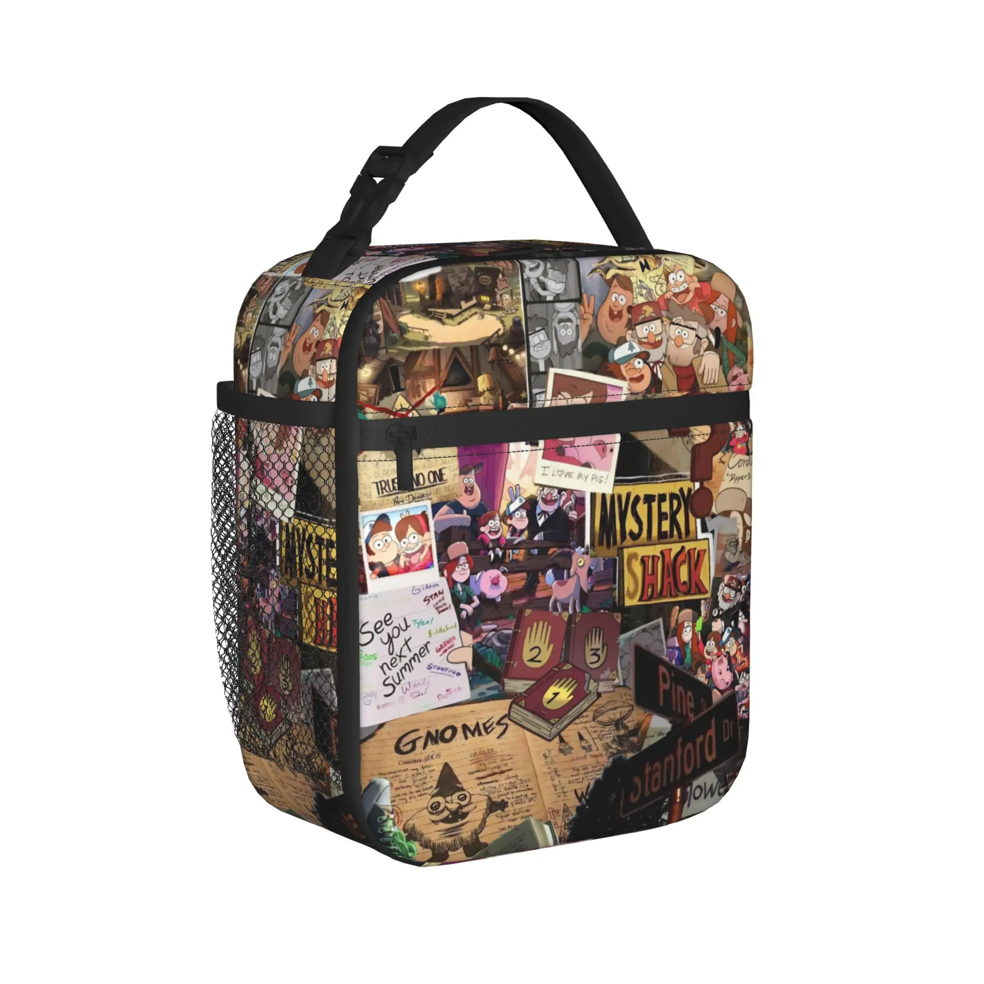 Lunch Box G-Gravity Falls Product  Storage Food Box Harajuku Cooler Thermal Bento Box For School