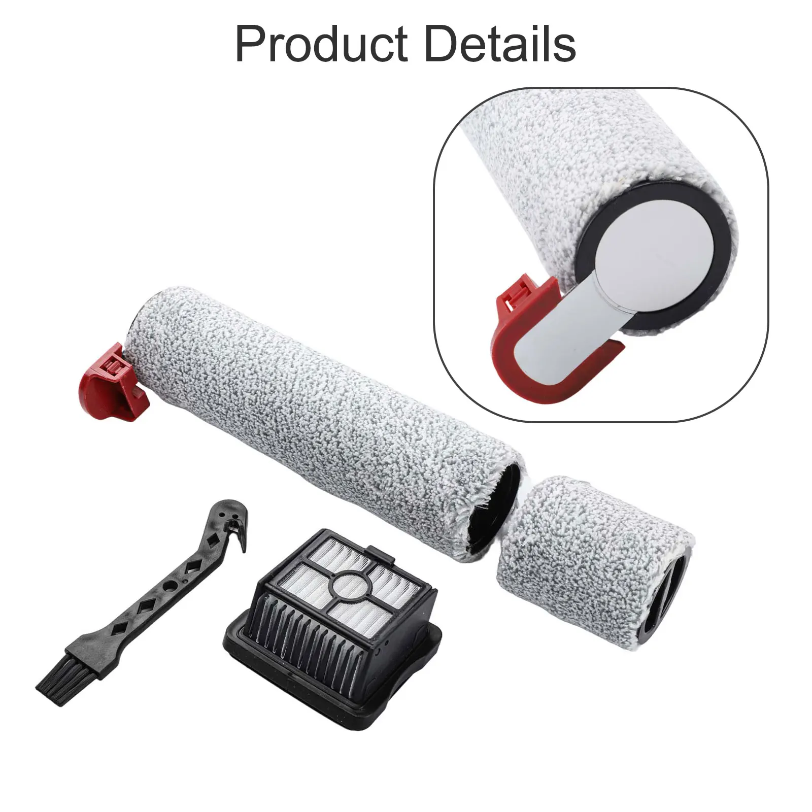 Roller Brush Filter For Eureka For RapidWash NEW730 NEW730BK Wet Dry Vacuum Cleaner Replacement For Hard Floor For Surface Care