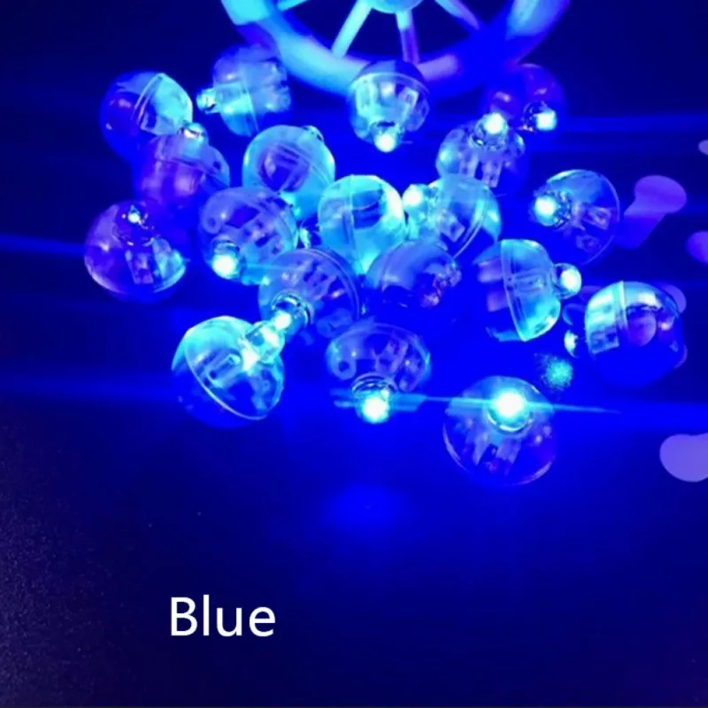 10Pcs/Lot Mini Balloon LED Light Flash Luminous Lamps Christmas Wedding Party Decorations Lights Home Birthday Bar Ornaments 