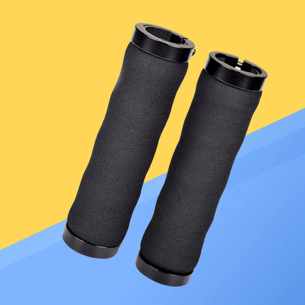 

Pair Non-Slip Bike Handlebar Grips Ergonomic Design Bicycle Double Side Aluminum Alloy Lock for Comfortable Riding