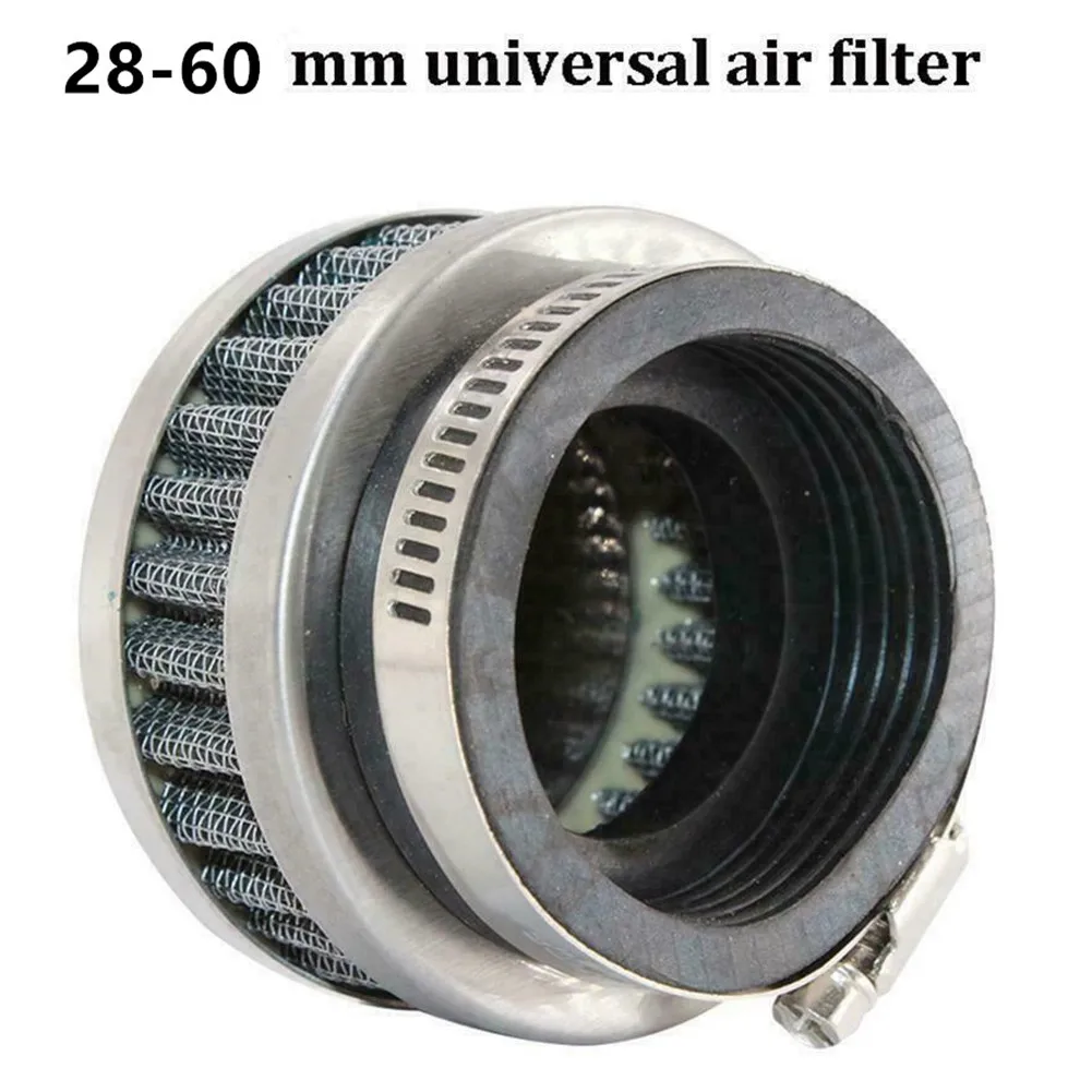 28mm-60mm Universal Motorcycle Air Filter ATV Dirt Bike Sports Intake For Honda Kawasaki 50mm Moto Air Filter