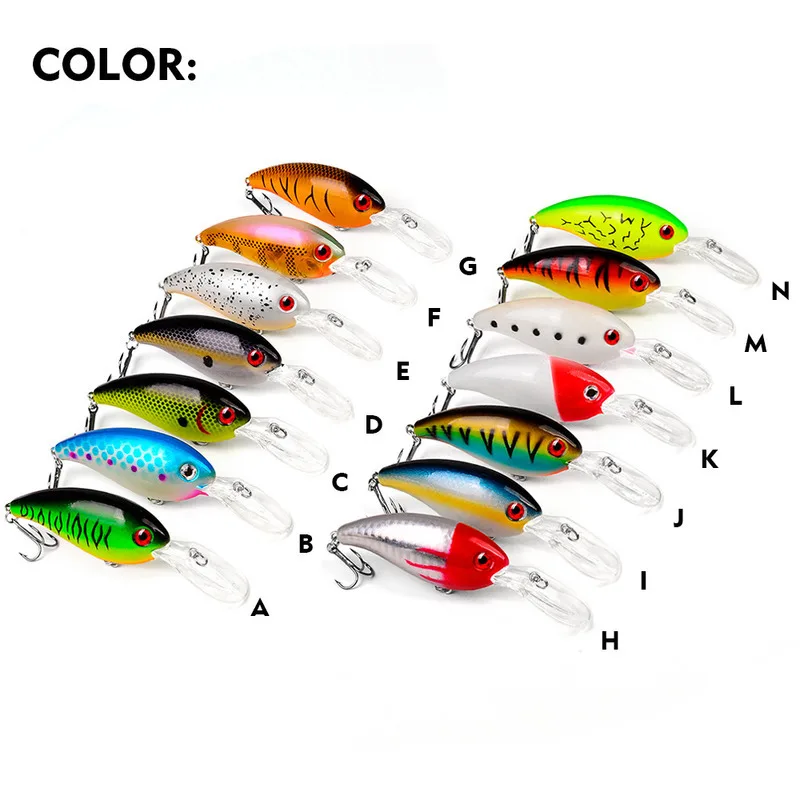 Floating Rock 10CM-14G Plastic Fish Little Fatty Luya Fake Bait 6 # Hook Fishing Gear