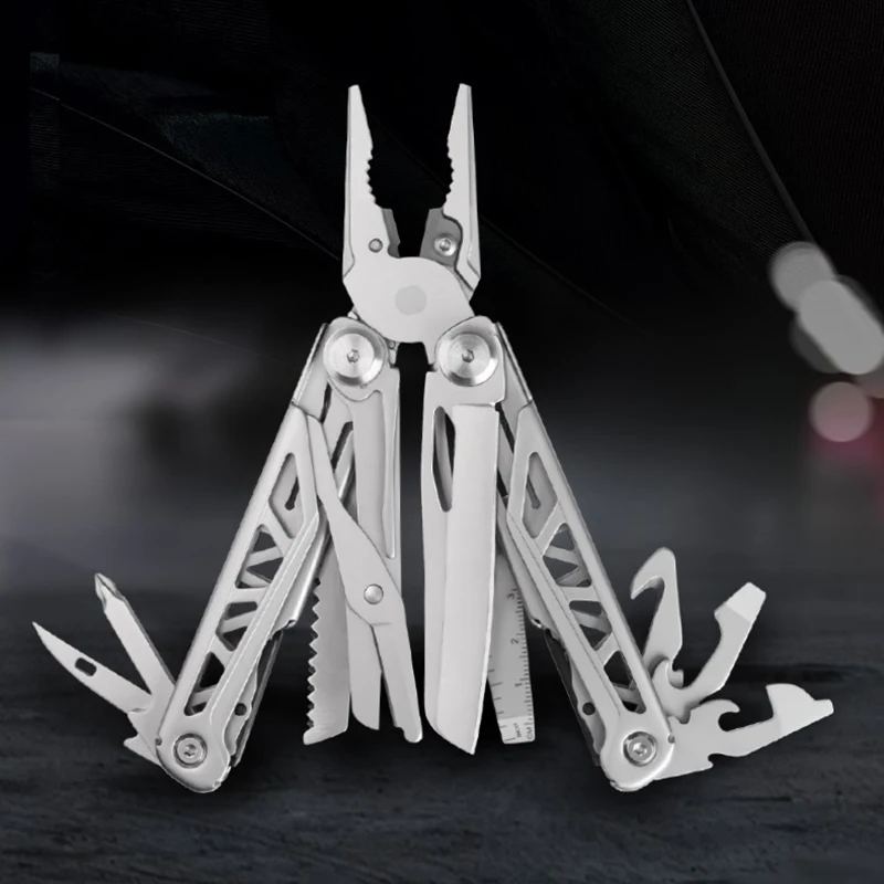 Pinza Multitool tagliafili multifunzione Multi Tools campeggio esterno 440C pinza per coltelli pieghevole in acciaio inossidabile