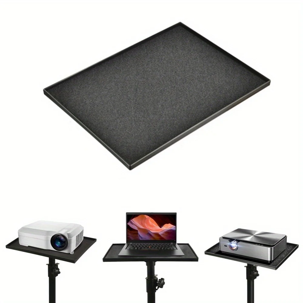 1PC Tray Stand Projector Tripod Tray Microphone Laptop Holder Plate Pallet Mic Mount Trays Accessories For Home Office Hotel