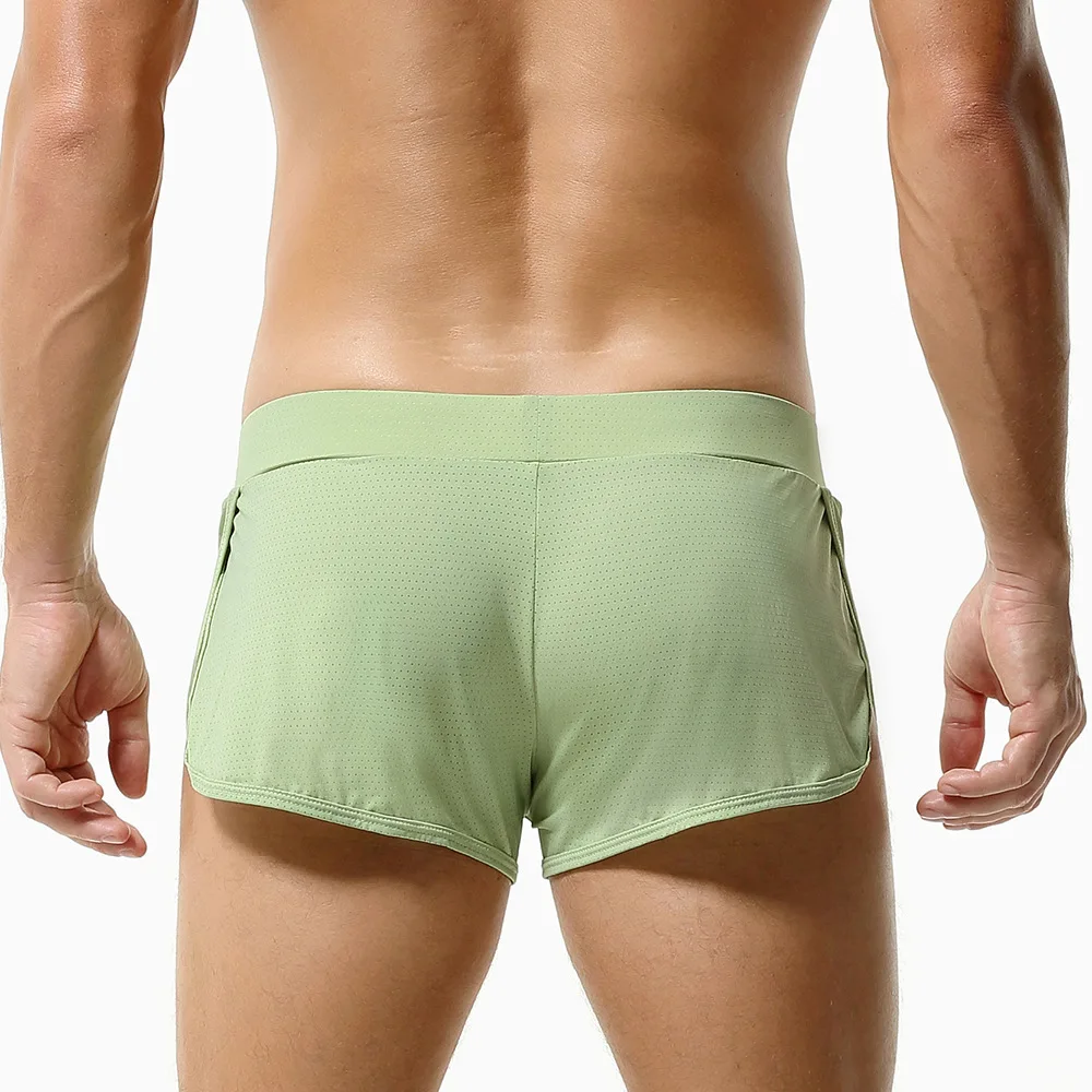 

Source summer new men's sports shorts nylon split-ended double-cubed quick-drying pants 23502