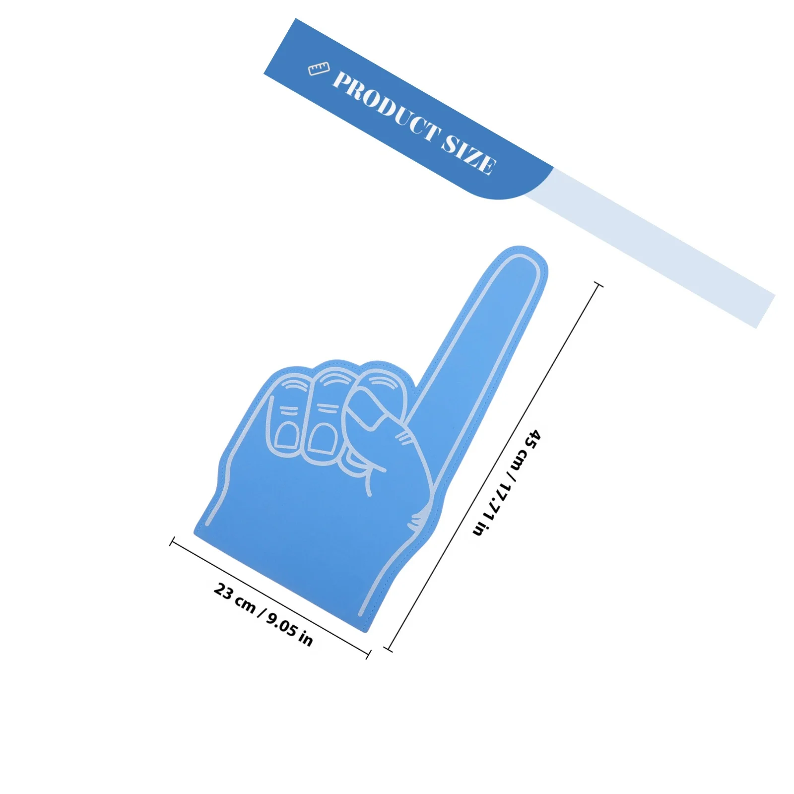 3 шт., пенопластовый палец для спортивных мероприятий, легкий пенопласт, реквизит для ручной вечеринки, шумогенератор, футбольные вещи для черлидинга, фестиваль