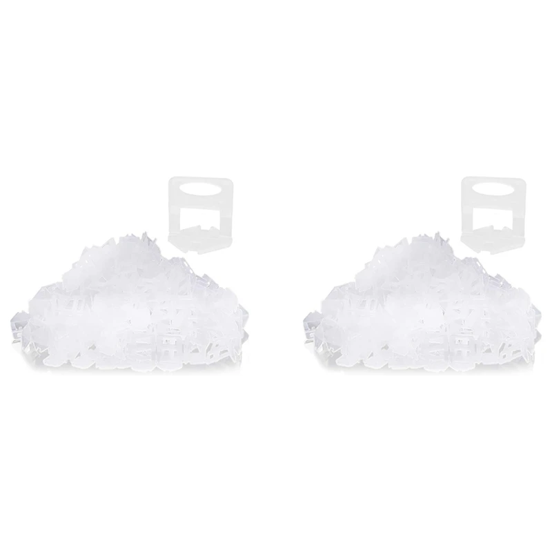 HOT SALE Tile Leveling System Clips 2Mm -800 Pcs DIY Tiles Leveler Spacers For Professional Ceramic Tile And Stone Installation