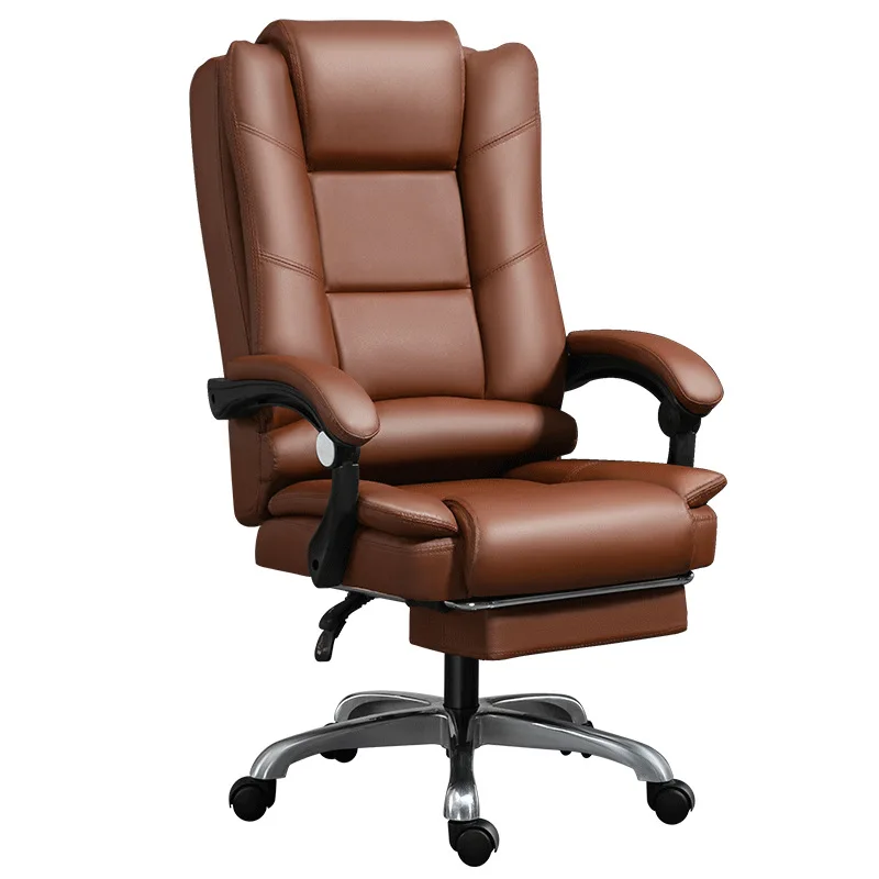 

Leather Boss Chair Ergonomic Chair Home Sofa Computer Chair Cadeira Gamer