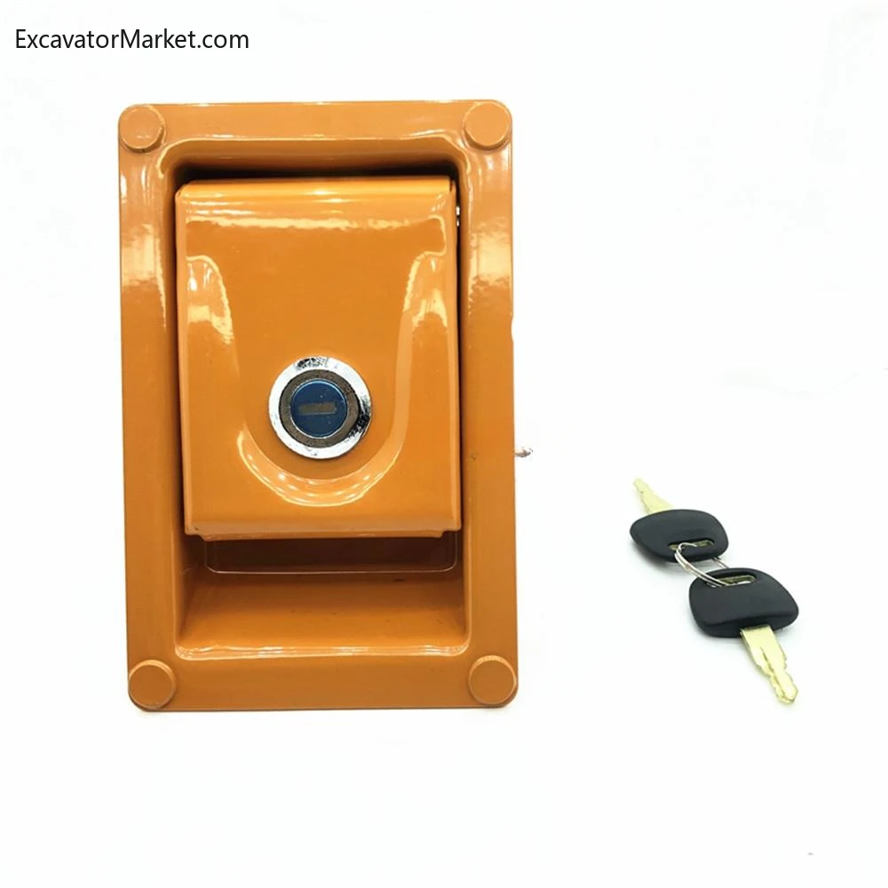 For Hitachi side door lock  ZX200-3 side door lock EX200-5 side door lock zax/zx60 70 Anti-theft excavator accessories