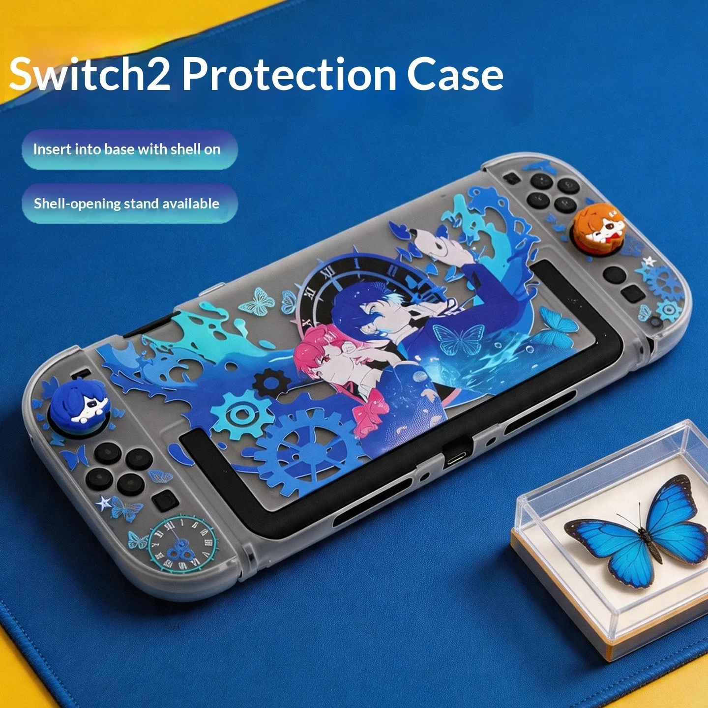 Split‑Type Hard Protective Case For Switch 2 Switch Oled Frosted Detachable Ns2 Console Joy‑Con Protective Cover Game Accessorie
