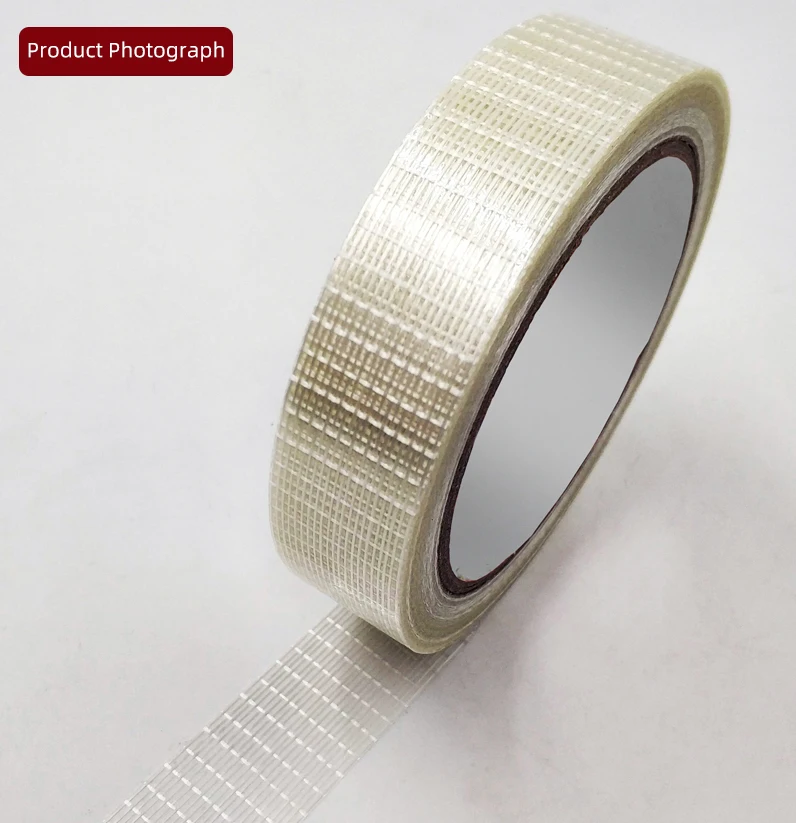 Grid Fiber Tape Toy Airplane Model Super Strong Mesh Single-Sided Tape Wear-Resistant Glass Fiber Strong Reinforced tape