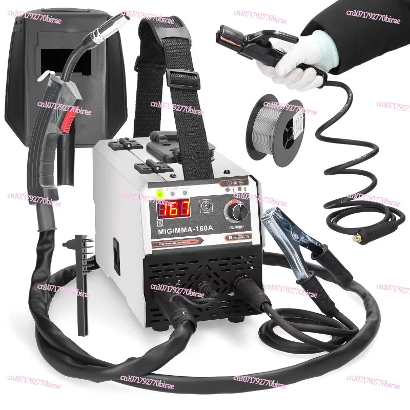 

2024 120A European 220v with Accessories 1kg Airless Two-guarantee MIG/MMA-160A Electric Welding Machine