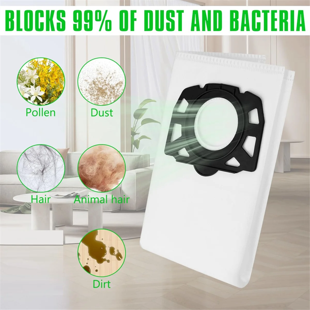 

RATE-eFilters for Karcher Vacuum Cleaner,for Karcher Vacuum Cleaner WD6 WD5 WD4 MV4 MV5 MV6 Karcher