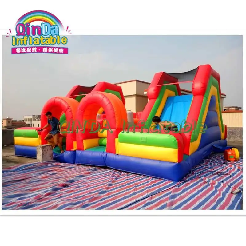 Château de saut gonflable chaud 2019, château gonflable de saut de videur gonflable de bande dessinée de catégorie commerciale avec glissière pour les enfants