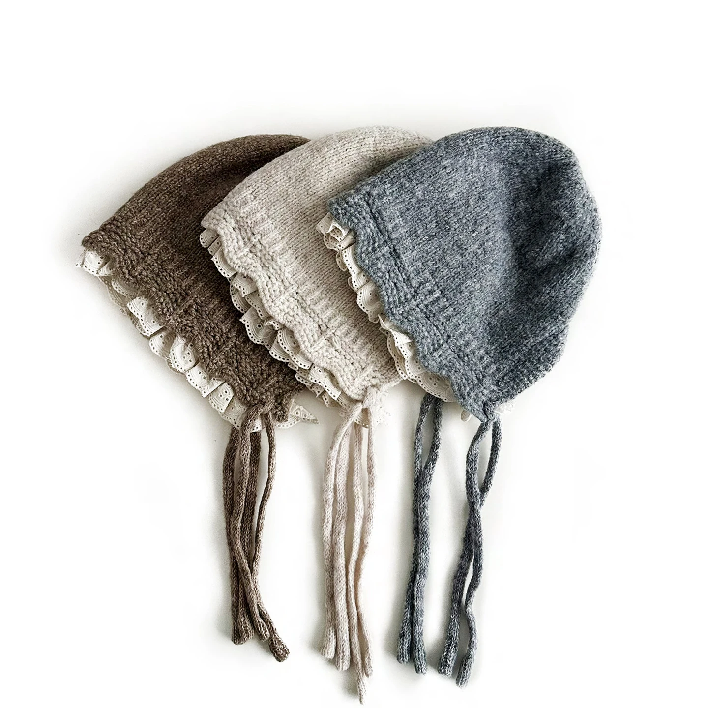 

Зимняя вязаная шапка-ушанка для детей от 1 до 4 лет, милая защитная шапка с помпоном для малышей, корейская однотонная детская шапка-бини для мальчиков и девочек