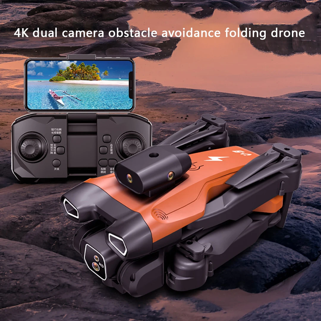 

V9 4K Camera Drone Optical Flow Positioning Aerial Photography Remote Control Aircraft 4axis Folding Remote Control Aircraft Toy