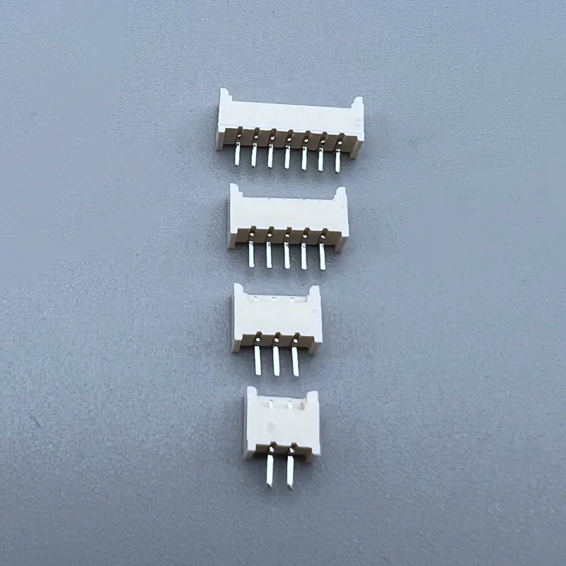 50pcs MICRO JST 1.25 2/3/4/5/6 pin connector 1.25MM PITCH Horizontal Straight pin header / Housing / terminal 1.25-2p/3p/4p/5p