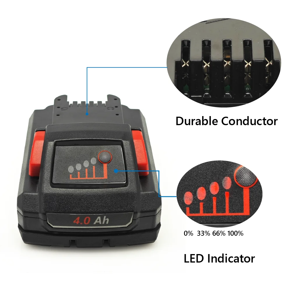 TPCELL 4Ah/5Ah For Milwaukee M18 Batteries 21700 High Output Rechargeable Lithium ION 18V Battery