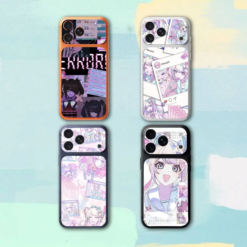 

N-NEEDY GIRL O-OVERDOSE For Apple iPhone 17Pro,17Pro Max Battry Back Cover with Camera Decal Skin Rear Protective Sticker Film