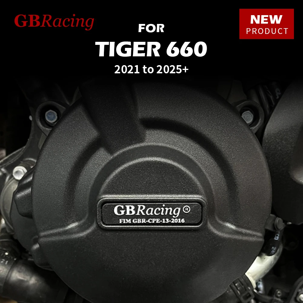 

GB Racing TIGER660 DAYTONA660 2021 to 2025 Motorcycle Engine Protect Cover Body & Frames Clutch Pulse Protection Cover