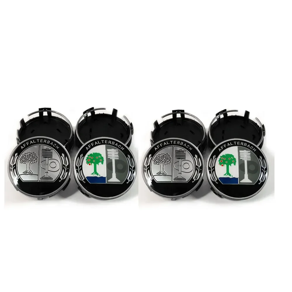For AFFALTERBACH Wheel Cap 4pcs 75mm AMG Hub Cap Rims Sticker Fit for Mercedes Benz W212 W177 W463 W205 CLA  Hub Center Cover view 3