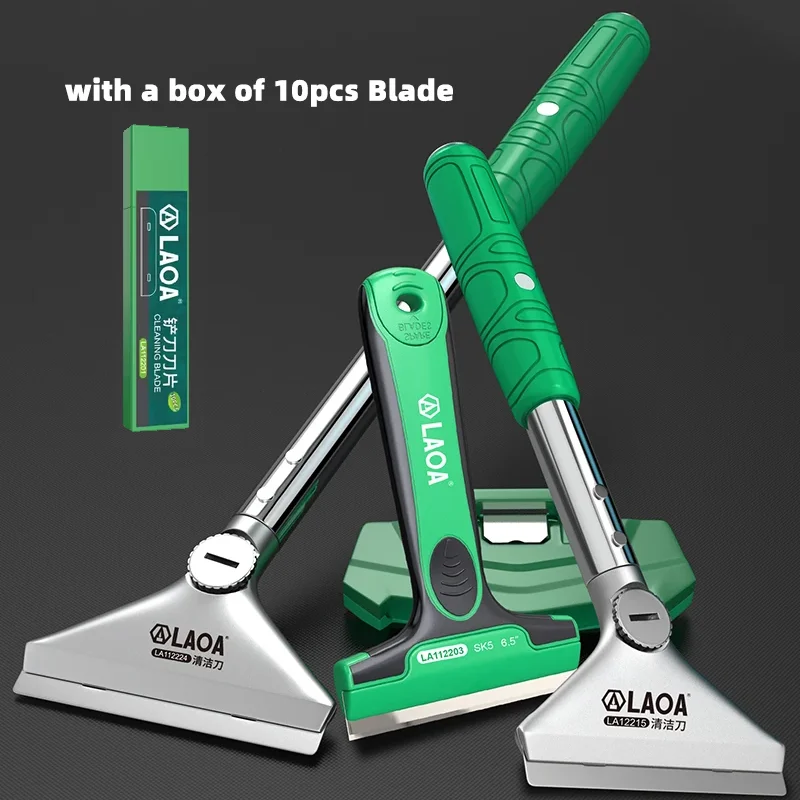 LAOA Cleaning Shovel Cutter Multifunctional Knife For Glass Floor Tiles Scraper Cleaner Remover Spatula Home Tool Use with Blade
