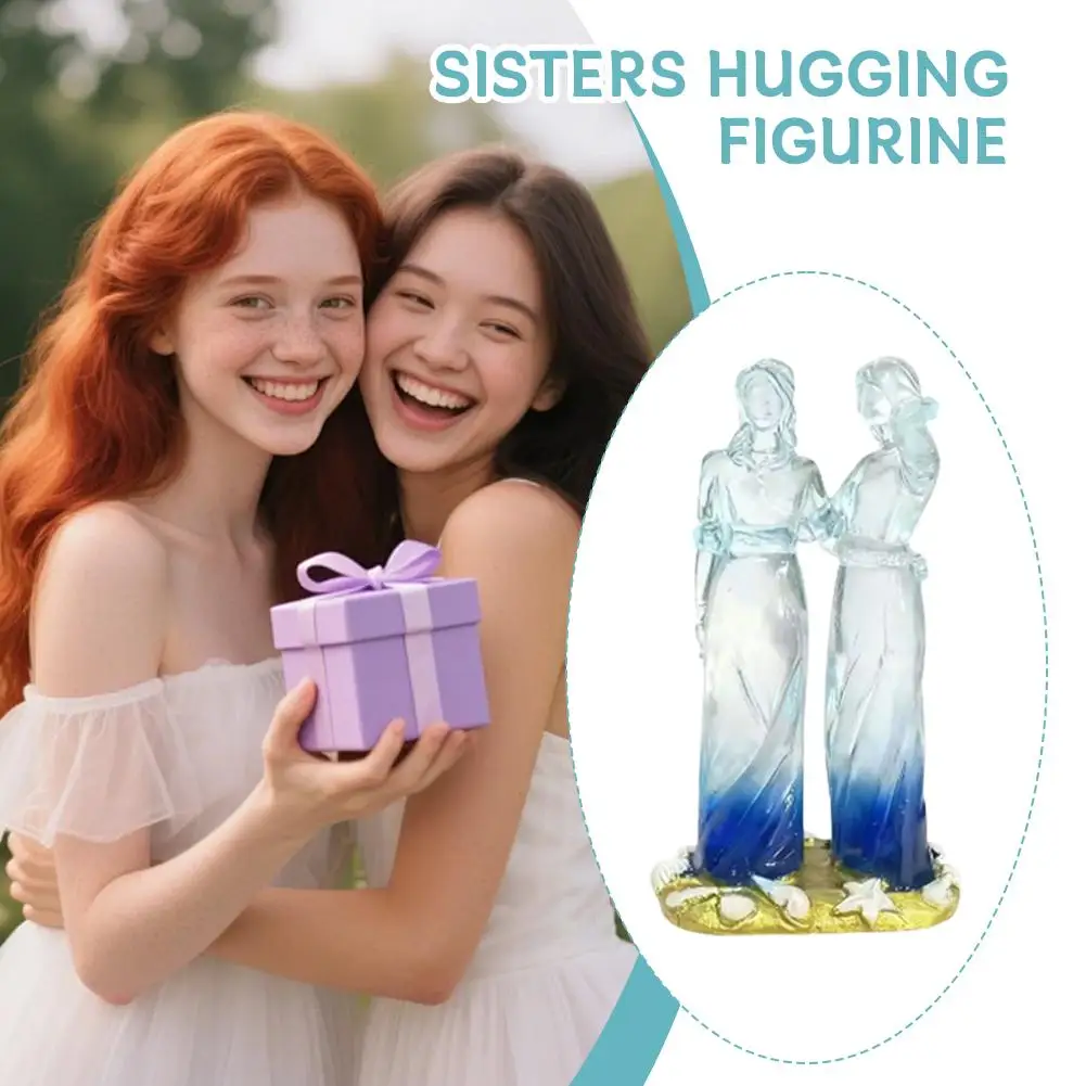 

Новая статуэтка сестер из смолы, фигурка «Надежда на сестер», настольный подарок, украшение для дома, дружбы, лучший подарок для подруг, декоративный сувенир для женщин P3Q4