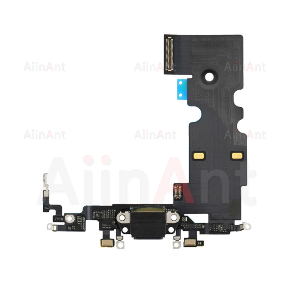 AiinAnt Dock USB Mic Board Charger Connector Fast Charging Port Flex Cable For iPhone 5s 6 6s Plus SE 2 3 2020 2022 Phone Parts