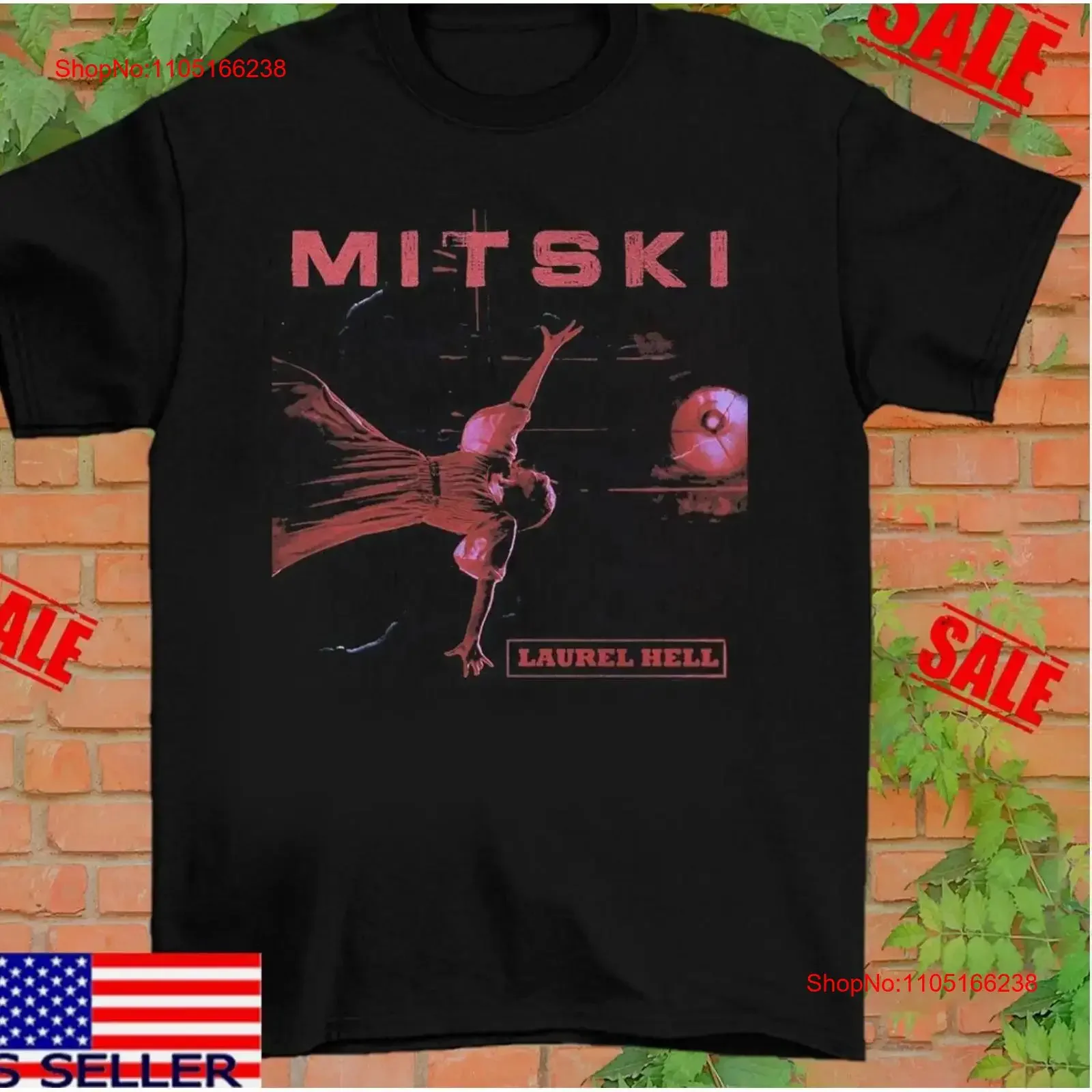 MitSki Laurel Hell Concert Tour Camiseta de algodón para fanáticos de todas las tallas vintage lavada moda Casual Top para uso diario gráfico