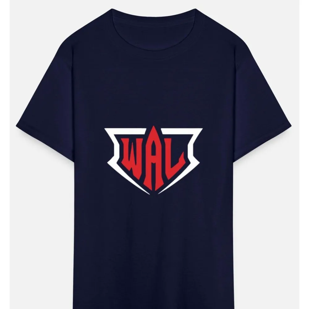 2025 الصيف الرجال العالم مصارعة الدوري تي شيرت مريح ومتعدد الاستخدامات نمط الحروف نقية 100% القطن تي شيرت مطبوع