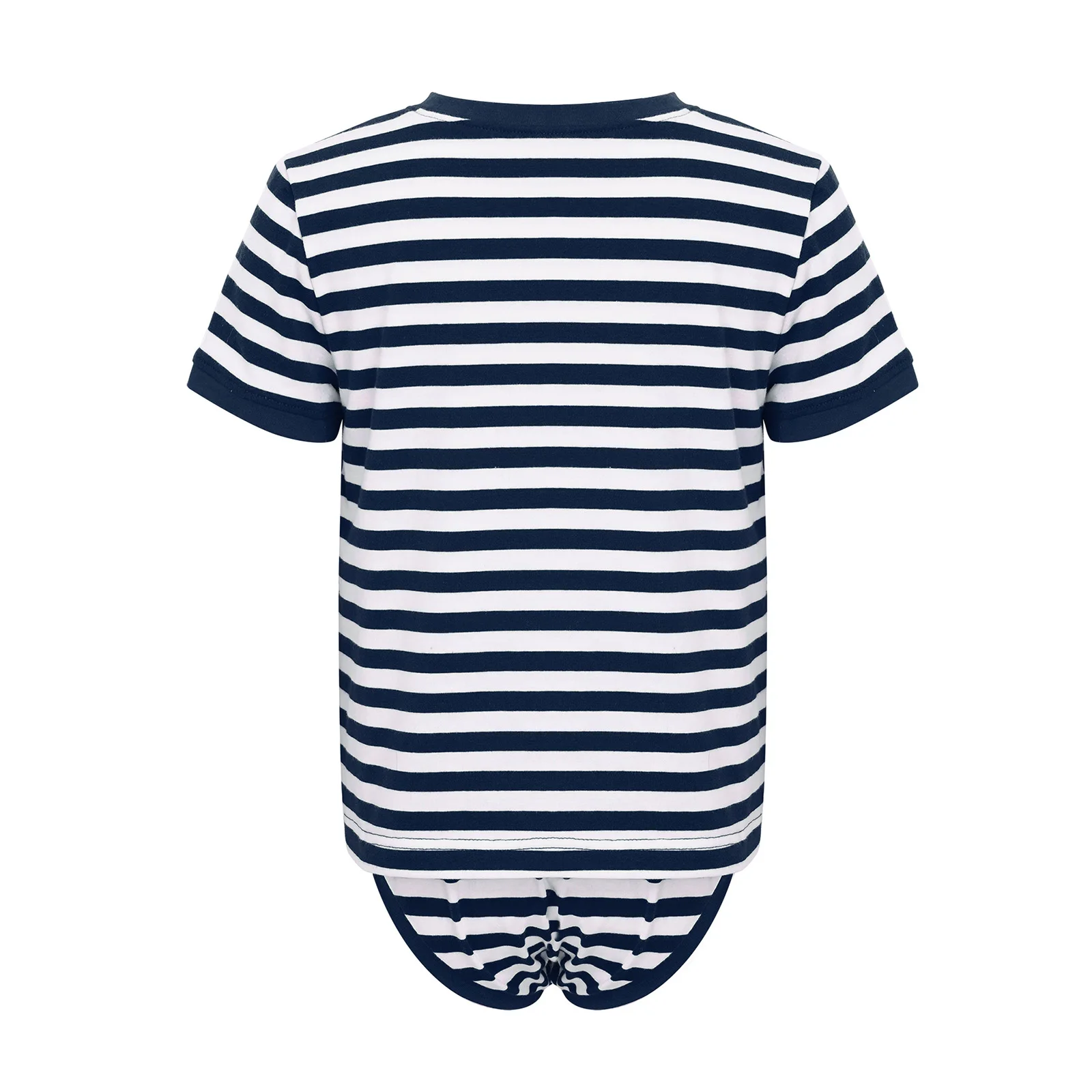 Children Special Needs Adaptive Clothing Wearing All Day Leotard Short Sleeve Press Button Crotch 2-in-1 T-shirt Style Bodysuits image 4