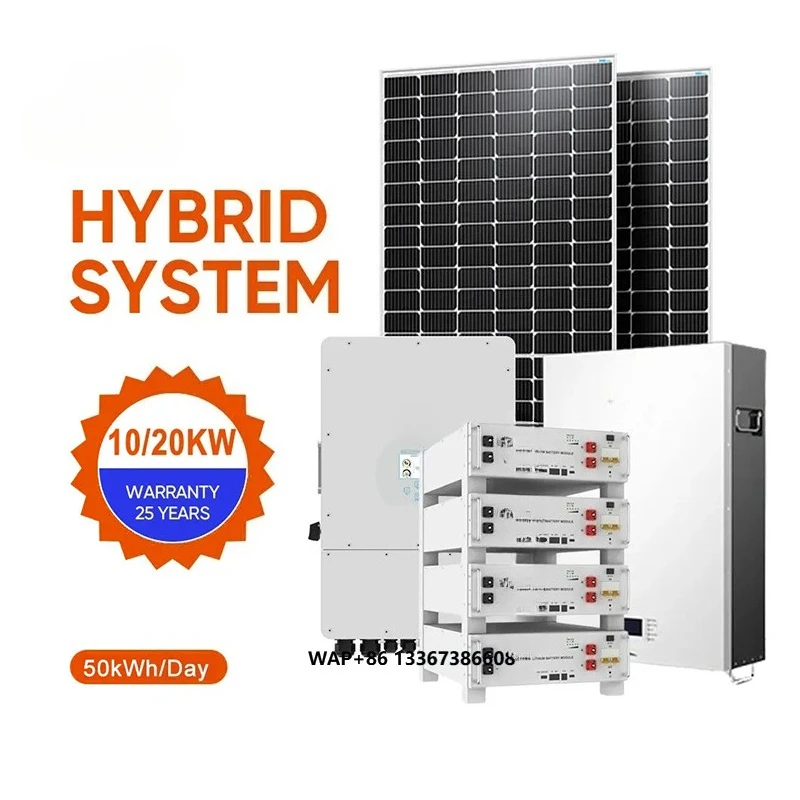 

2025 Solar Panels Complete Kit Home 16000W Hybrid Solar Energy Storage System Set with Deye 8Kw 10Kw 12Kw 16Kw Battery 48V