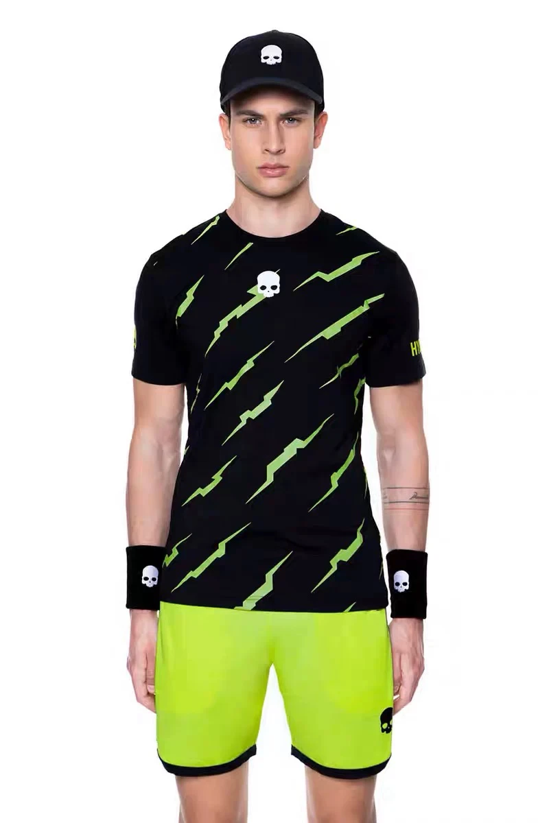 

Men's Sport T-irt Hyden A Qui Dry ort Sve Tennis Training irt Fitn Gym Wear Casual Comfortable Top
