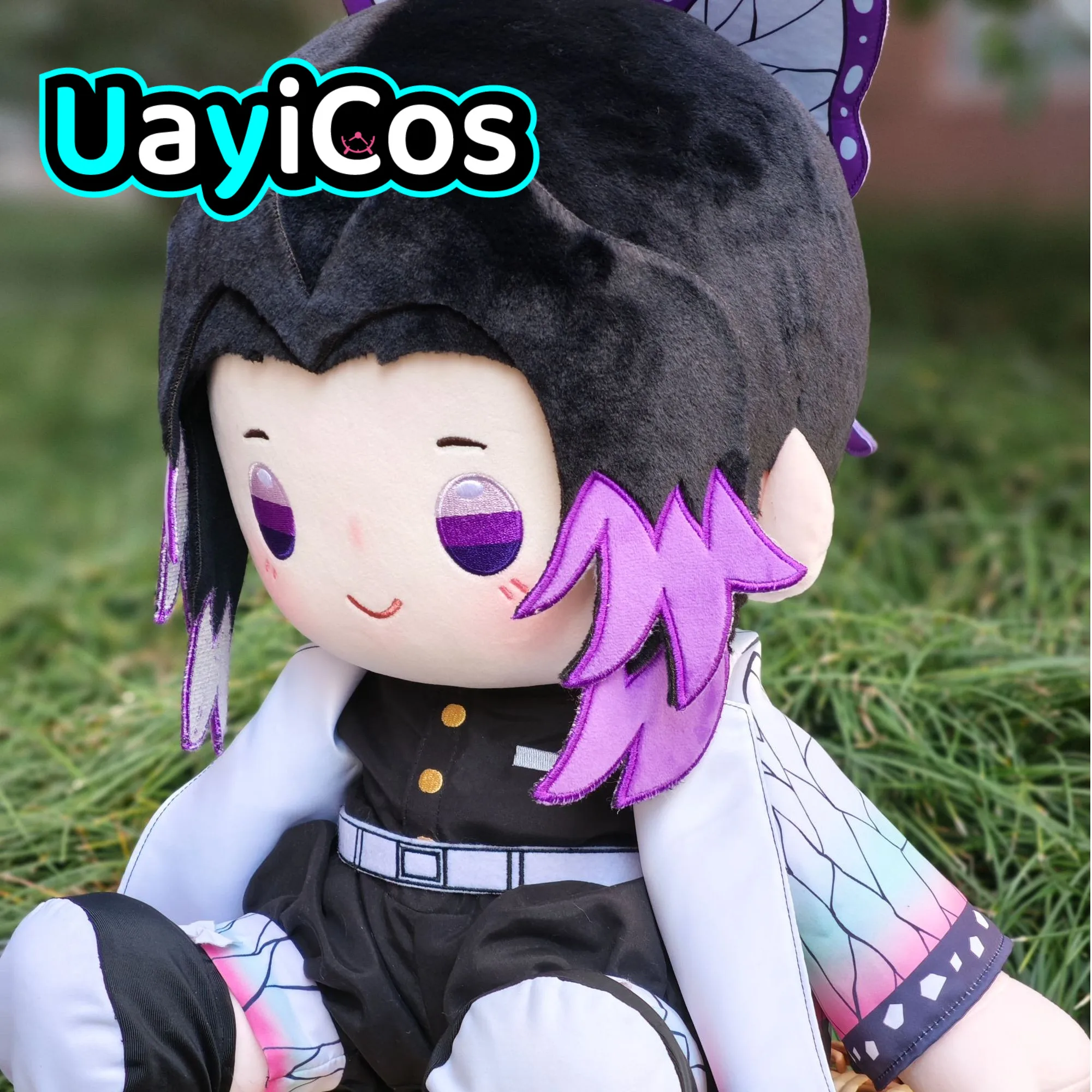 

In Stock 40cm Kochou Demon Stuffed Plushies Plush Doll Clothes Pillow Ornament Anime Figure Game Toy Kids Halloween Gift