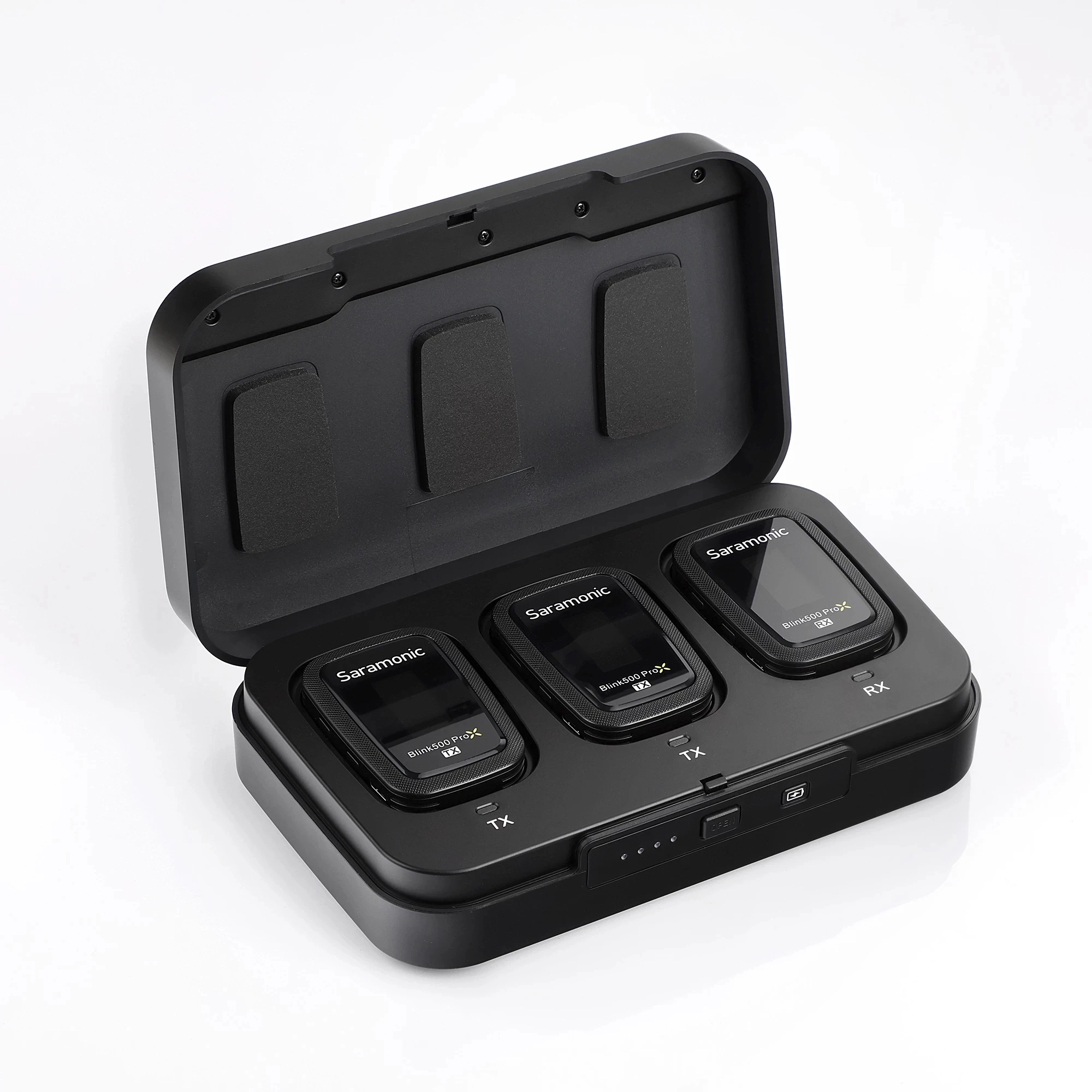Saramonic Blink500 Pro X B1 B2 2.4G Wireless Lavalier Microphone System Kit Charging Box case Microphone for Camera Phone Video view 5